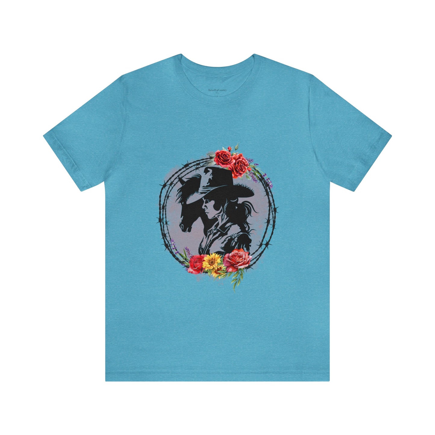 Cowgirl Horse Shirt, Unisex Jersey Short Sleeve Tee