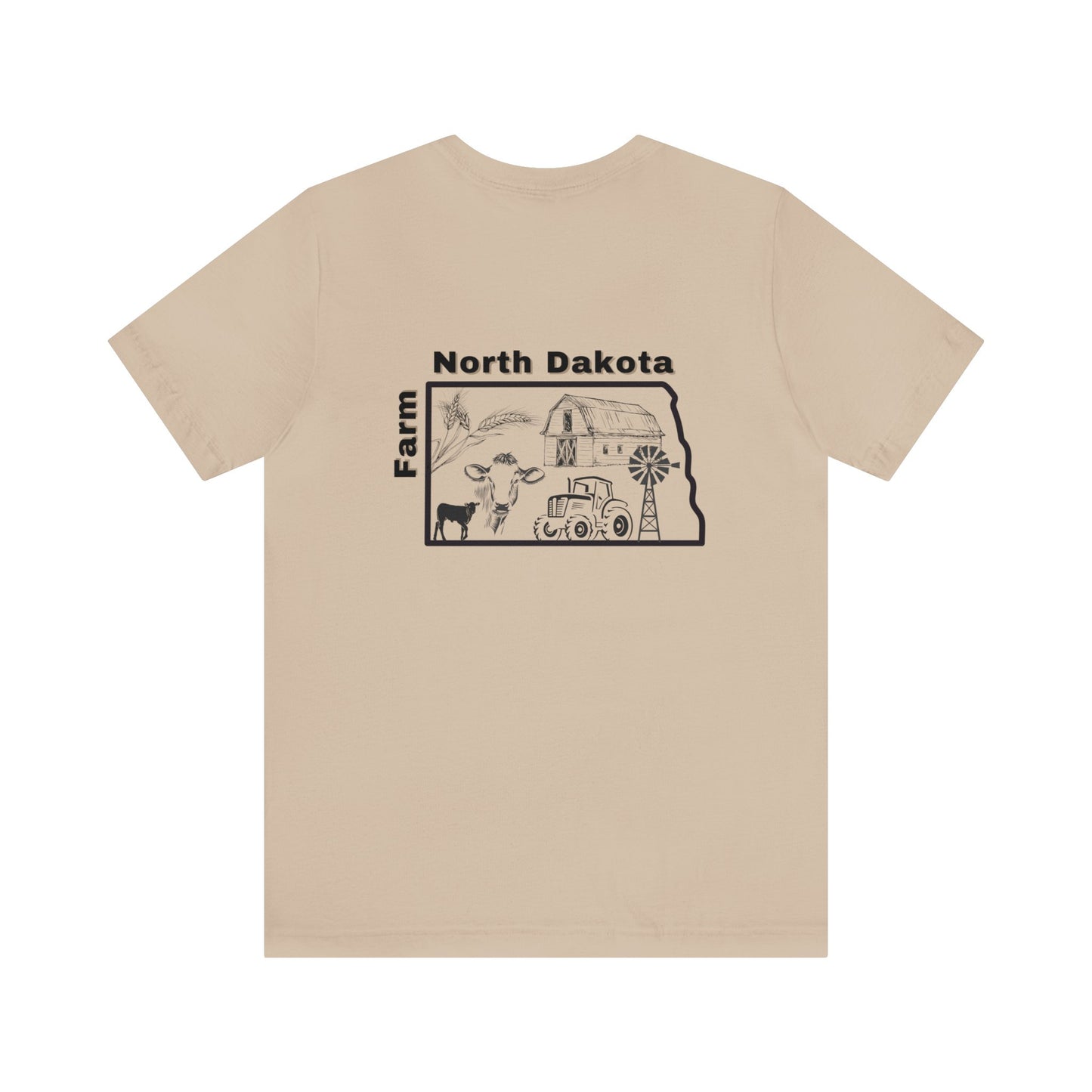 Farm North Dakota Unisex Jersey Short Sleeve Tee