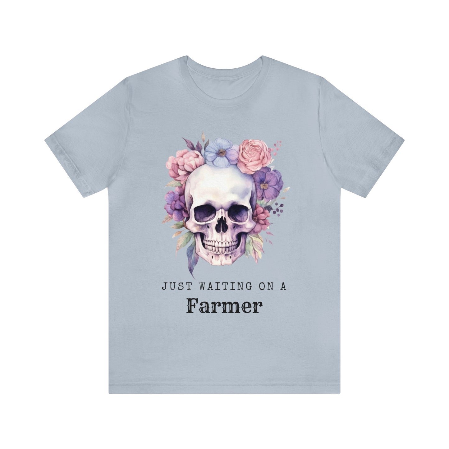 Waiting on a Farmer Unisex Jersey Short Sleeve Tee