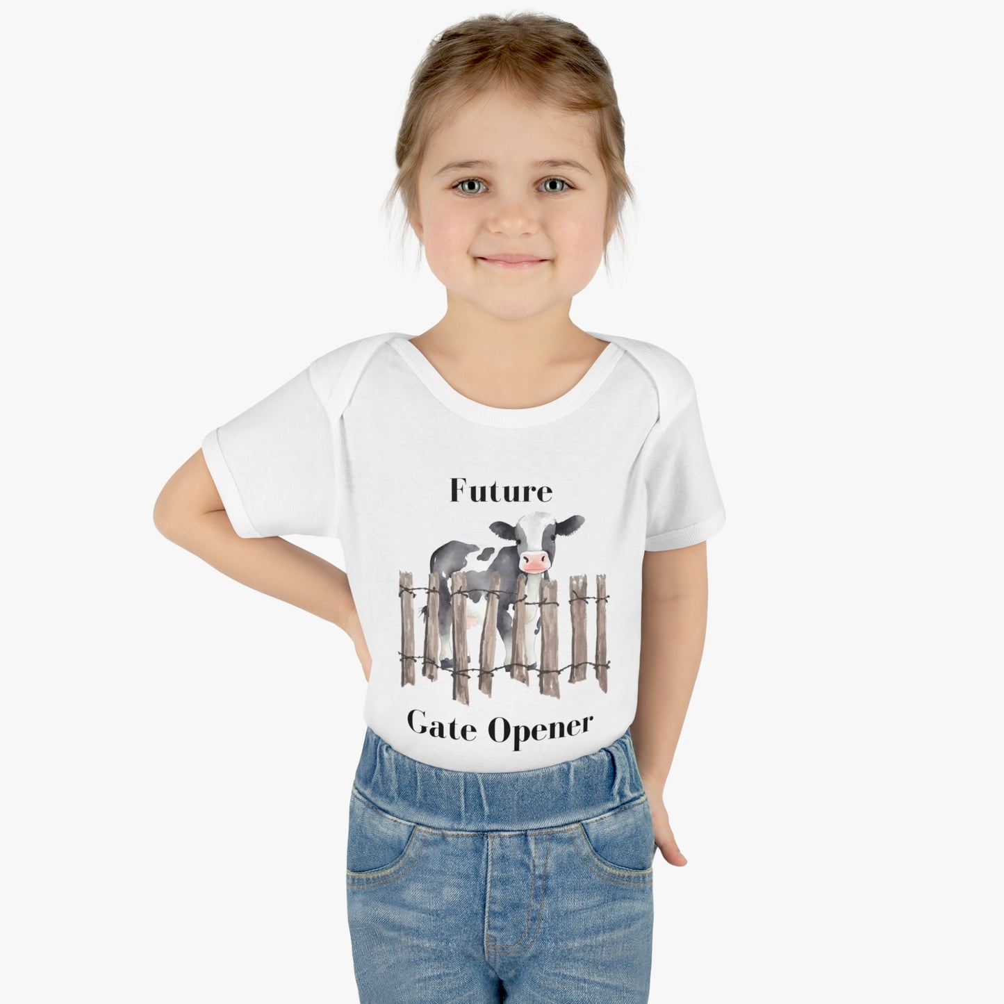 Future Gate Opener Infant Baby Rib Bodysuit