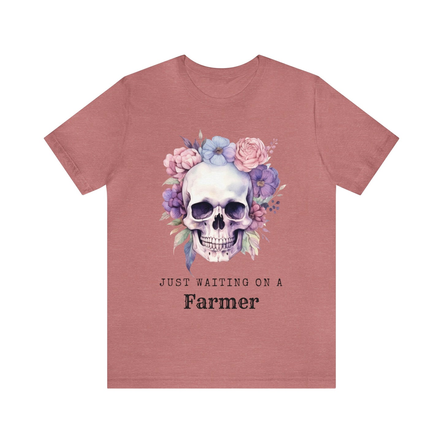 Waiting on a Farmer Unisex Jersey Short Sleeve Tee