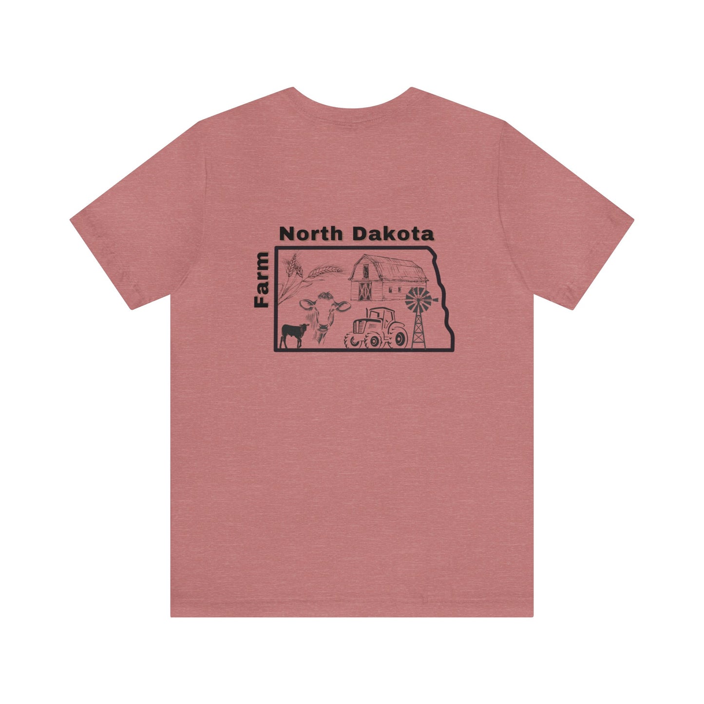 Farm North Dakota Unisex Jersey Short Sleeve Tee