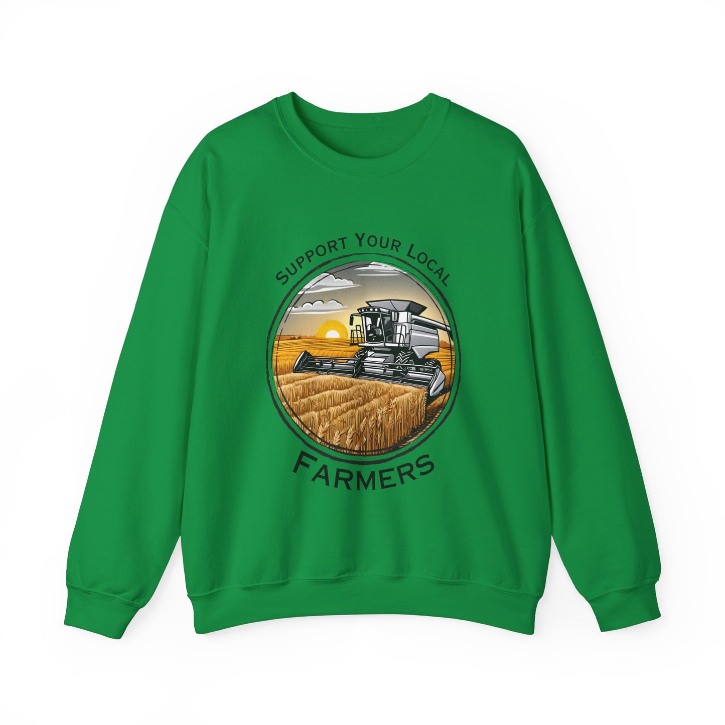 Support Your Local Farmers Unisex Heavy Blend™ Crewneck Sweatshirt