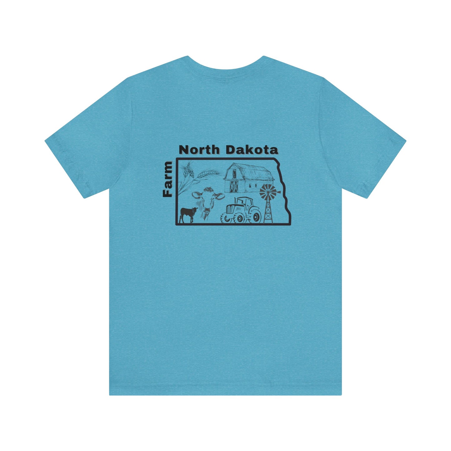 Farm North Dakota Unisex Jersey Short Sleeve Tee