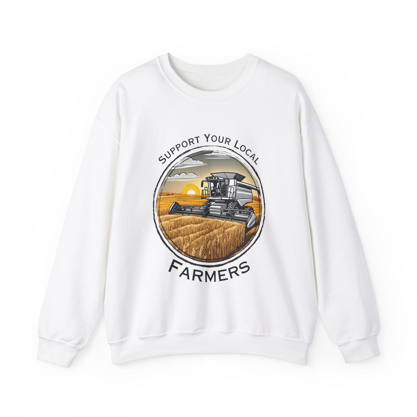 Support Your Local Farmers Unisex Heavy Blend™ Crewneck Sweatshirt