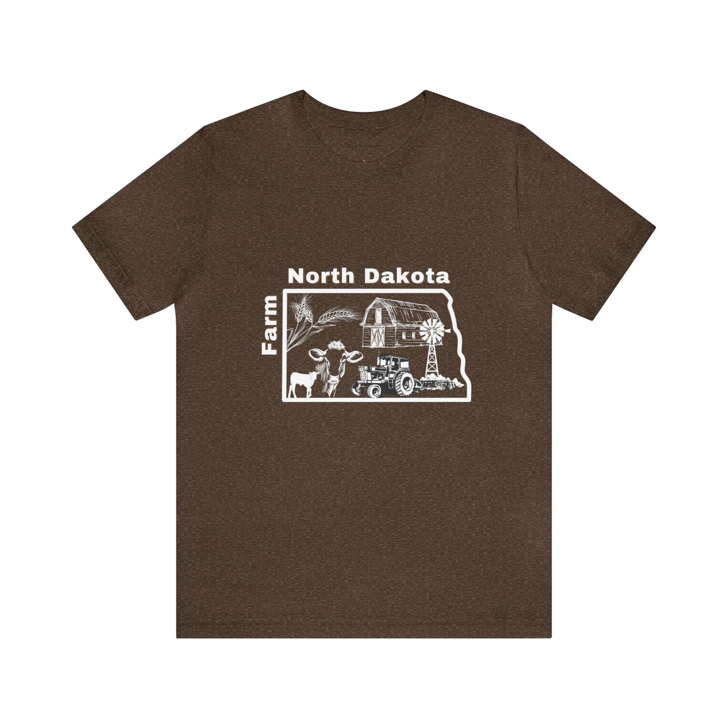 Farm North Dakota Unisex Jersey Short Sleeve Tee