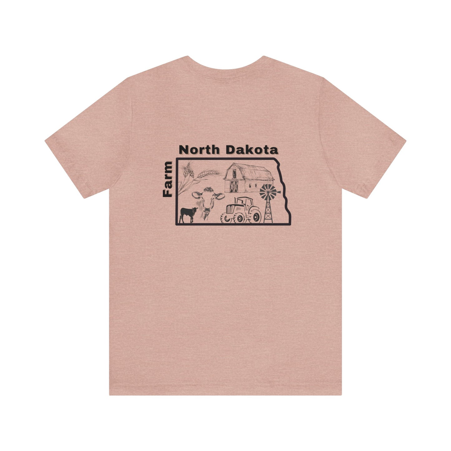 Farm North Dakota Unisex Jersey Short Sleeve Tee