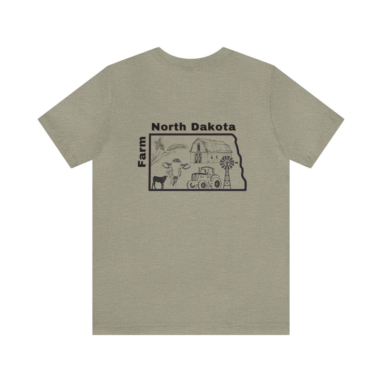 Farm North Dakota Unisex Jersey Short Sleeve Tee