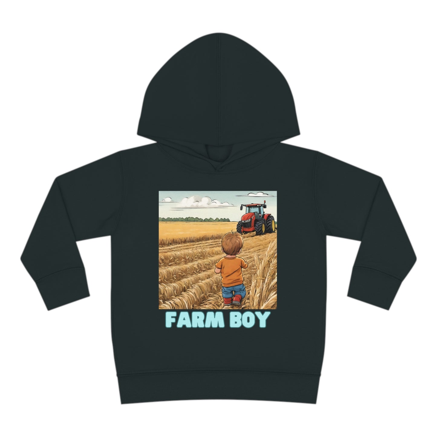 Farm Boy Toddler Pullover Fleece Hoodie