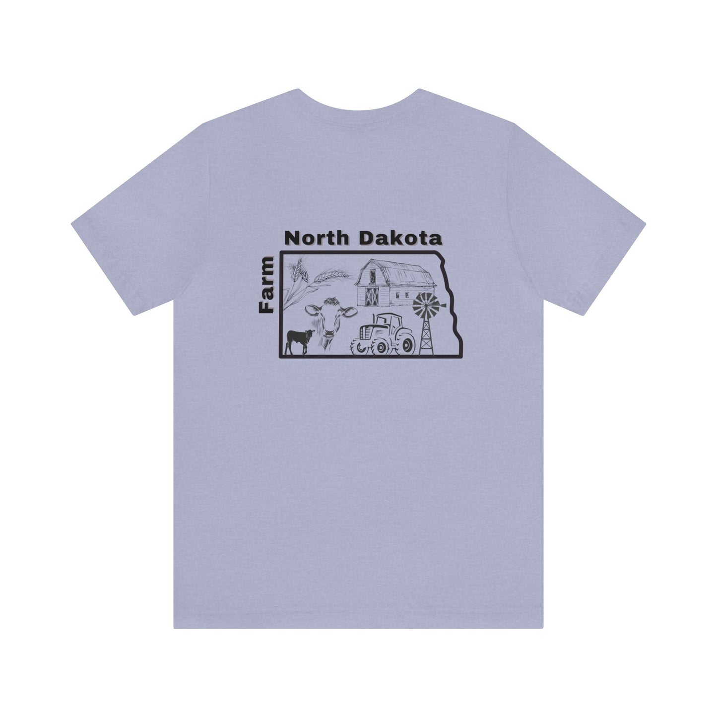 Farm North Dakota Unisex Jersey Short Sleeve Tee