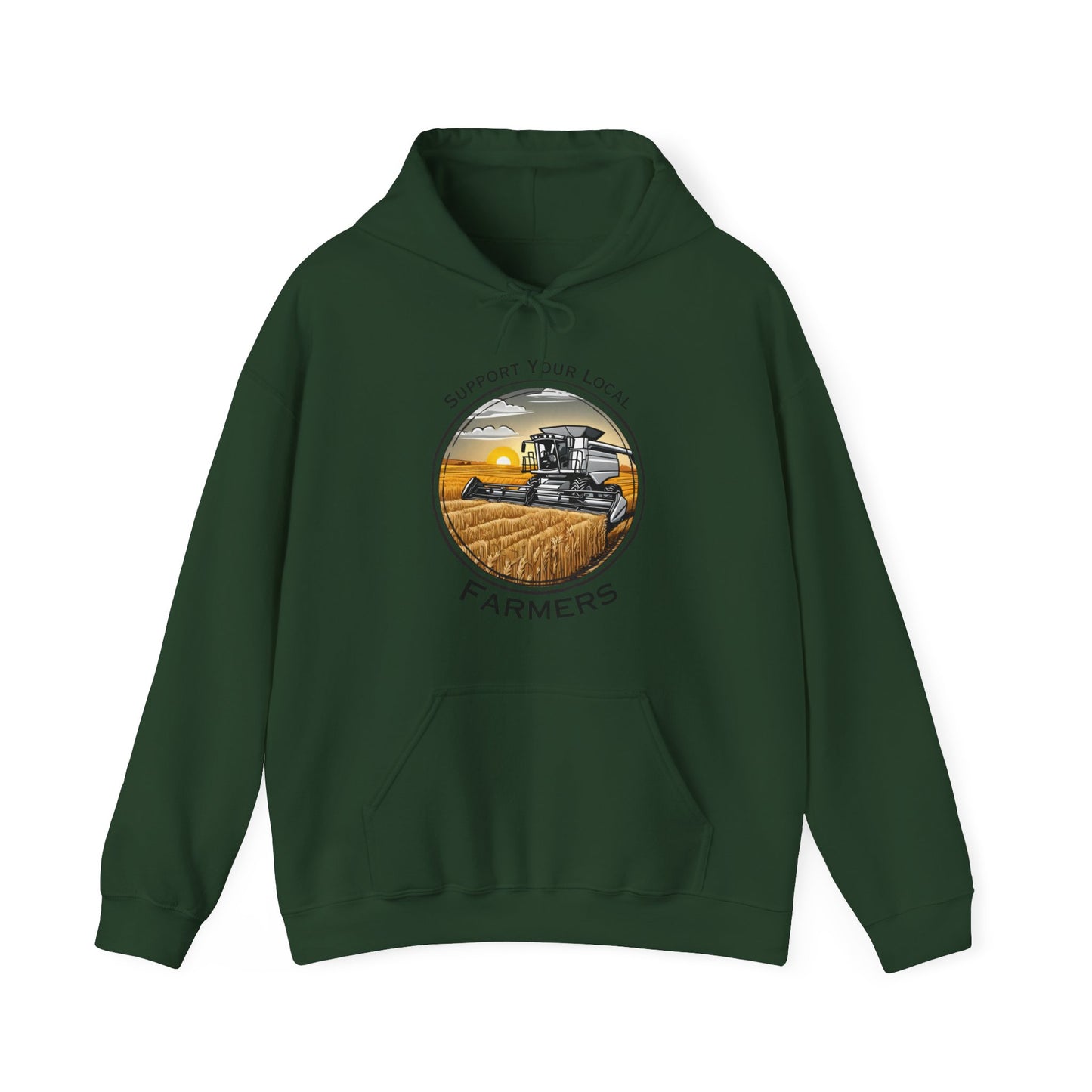 Support Your Local Farmers Unisex Heavy Blend™ Hooded Sweatshirt