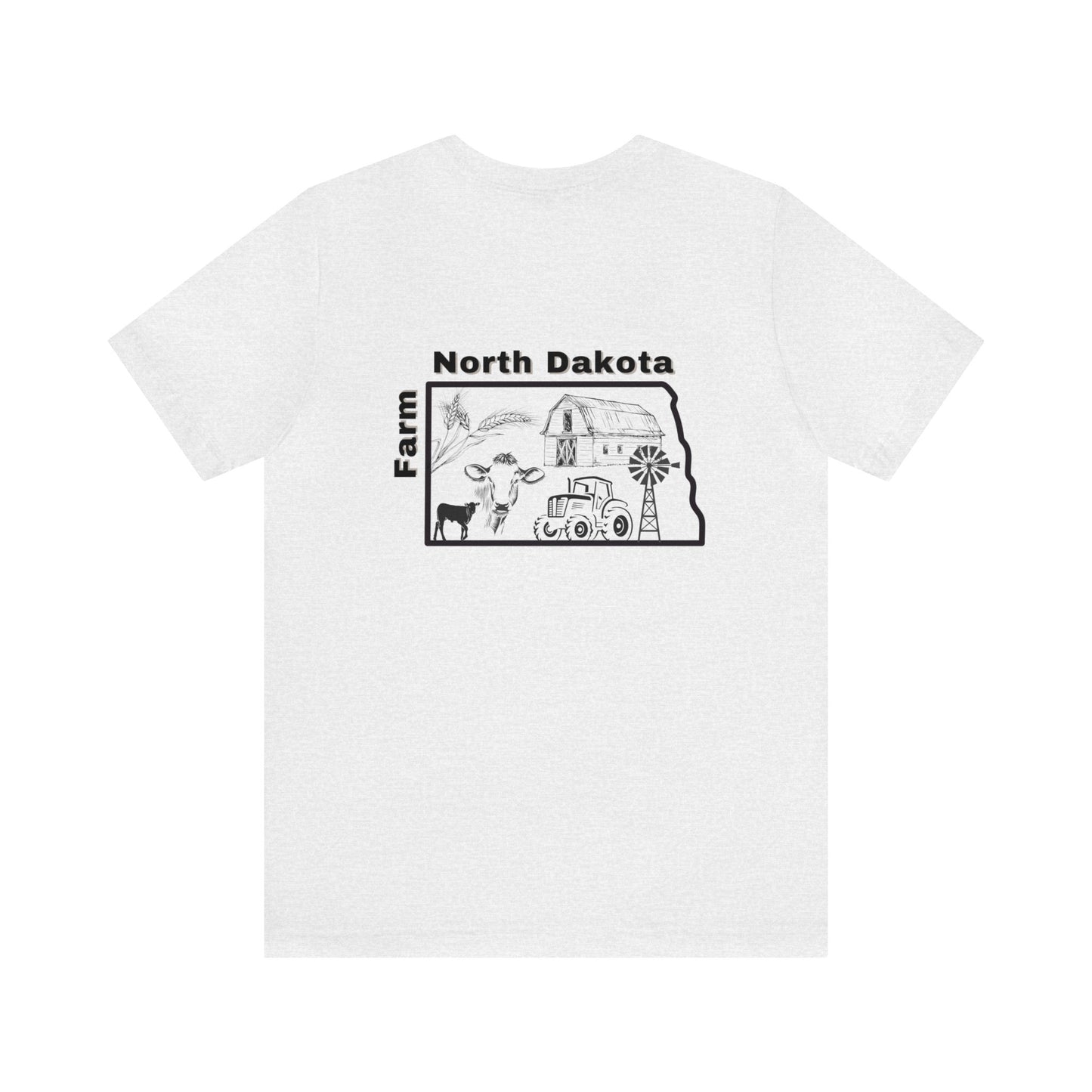 Farm North Dakota Unisex Jersey Short Sleeve Tee