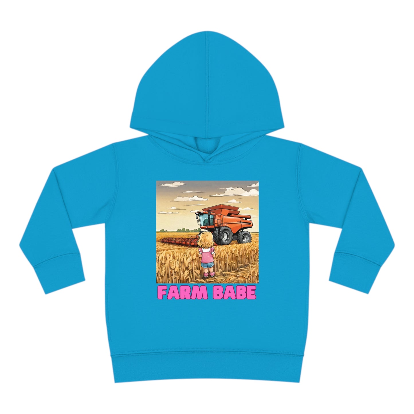 Farm Babe Toddler Pullover Fleece Hoodie