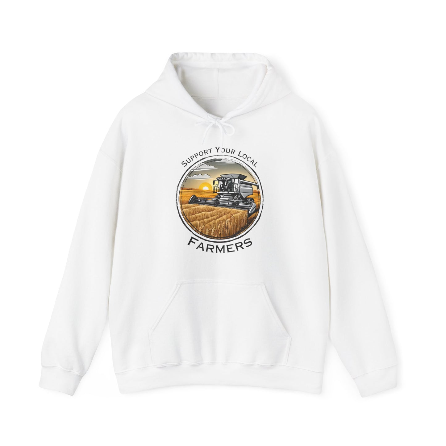 Support Your Local Farmers Unisex Heavy Blend™ Hooded Sweatshirt