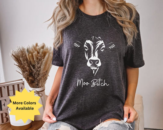 Cow Moo, Unisex Jersey Short Sleeve Tee