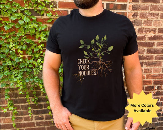 Check Your Nodules, Soybean Agronomy Unisex Jersey Short Sleeve Tee