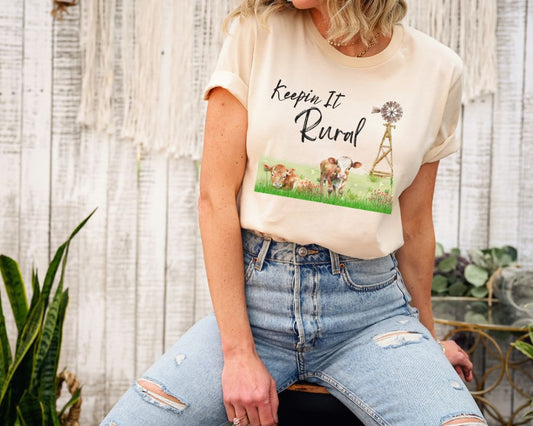 Keepin It Rural Unisex Jersey Short Sleeve Tee