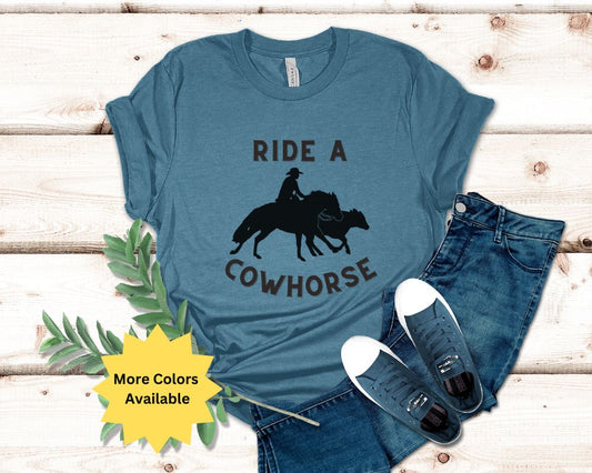 Ride A Cowhorse, Unisex Jersey Short Sleeve Tee